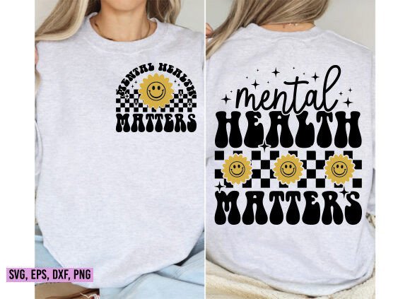 Mental Health Matter SVG, Self Care SVG Graphic T-shirt Designs By designsquad8593