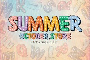 Summer Color Fonts Font By october.store 1