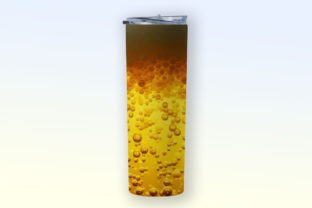3D Beer Tumbler Wrap Design Gráfico Ilustraciones IA Por jahanul 2