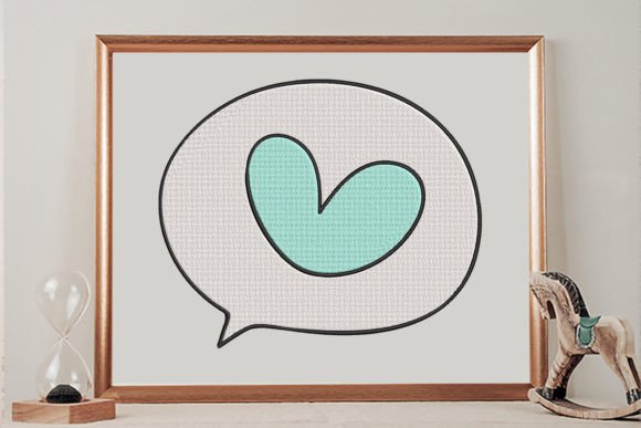 Heart Valentine's Day Embroidery Design By wick john