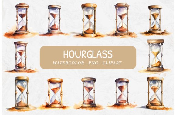 Hourglass Graphic Illustrations By Imaginiac