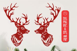 Christmas Wall Decor SVG Cut File Grafik 3D SVG Von NGISED 1