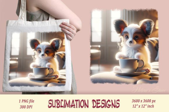 Cute Dog Sublimation Designs Clipart PNG Gráfico Manualidades Por Helene's store