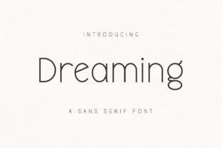 Dreaming Fontes Sans Serif Fonte Por Manlogs Studio 1