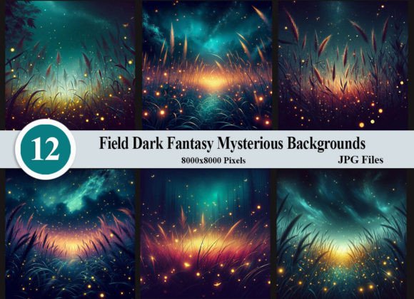 Field Dark Fantasy Mysterious Background Graphic Backgrounds By Felicitube