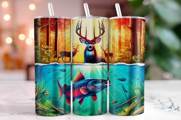 Fishing Tumbler Wrap Sublimation Graphic Tumbler Wraps By TheDigitalStore247