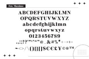 Fox Maximo Serif Font By Fox7 7
