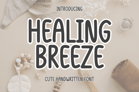 Healing Breeze Display Font By SiapGraph
