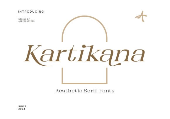 Kartikana Serif Font By ardyanatypes