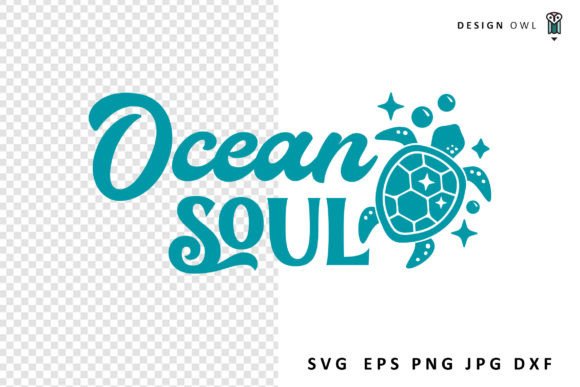 Ocean Soul SVG Gráfico Manualidades Por Design Owl