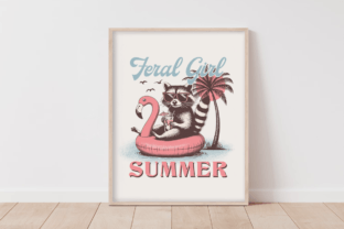 Retro Funny Raccoon PNG Sublimation Graphic Crafts By Lemon.design 4
