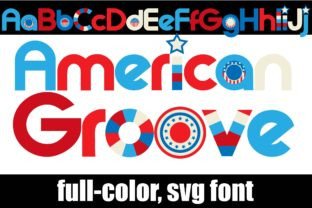 American Groove Fuentes de Colores Fuente Por Illustration Ink 1