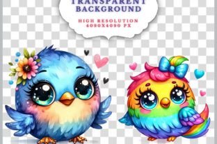 Cute Kawaii Birds Clipart Cute Bird Png Graphic Illustrations By Artistic Revolution 3