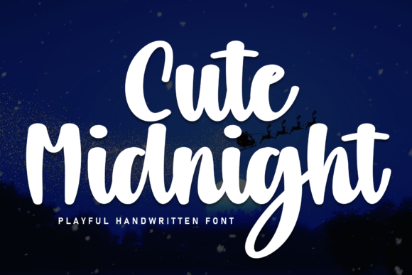 Cute Midnight Script & Handwritten Font By Misterletter.co