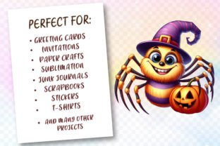 Halloween Clipart, Spider Clipart PNG Afbeelding Afdrukbare Illustraties Door LiustoreCraft 2