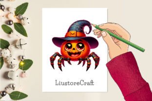 Halloween Clipart, Spider Clipart PNG Afbeelding Afdrukbare Illustraties Door LiustoreCraft 3