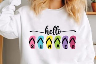 Hello Summer Svg Bundle Welcome Summer Gráfico Designs de Camisetas Por Svg Design Store020 3