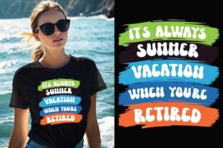 It's Always Summer Vacation Beach Tshirt Illustration Designs de T-shirts Par almamun2248