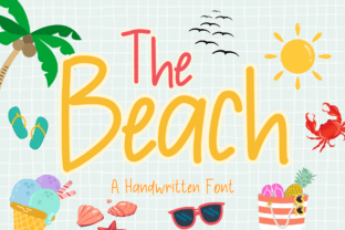 The Beach Script & Handwritten Font By Brown Cupple Fonts 1