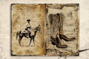 Vintage Western Junk Journal Pages Graphic Print Templates By Dear Eve 8