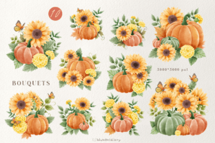 Autumn Blooms - Fall Florals Graphic Illustrations By blumensdiary 3