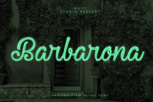 Barbarona Script & Handwritten Font By Magizta Craft 1