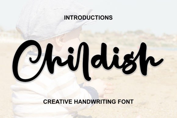 Childish Script & Handwritten Font By YanStudio