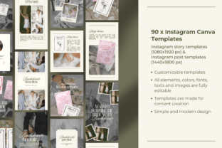 Classy Instagram Post & Story Template Graphic Social Media Templates By Felicia Notes 6
