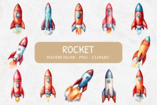 Rocket Graphic Illustrations By Imaginiac 1