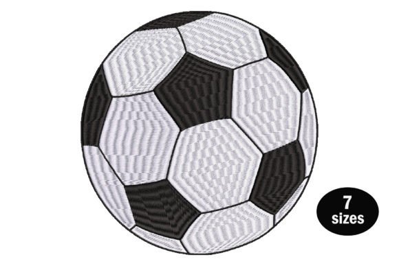 Soccer Ball Sports Embroidery Design By Emvect