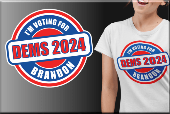 2024 DEMS Biden Supporter PNG Gráfico Diseños de Camisetas Por Nice Ass Design Co