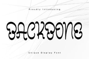 Backbone Display Font By YanStudio 1