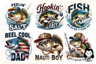 Bass Fish Sublimation Quotes Bundle Graphic Illustrations By Cat Lady 3