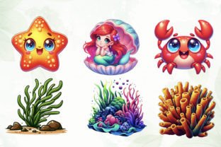 Beautiful Ocean Animals Sublimation Graphic Illustrations By JaneCreative 4
