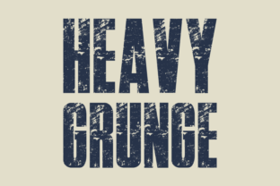 Heavy Grunge Display Font By GraphicsNinja 1
