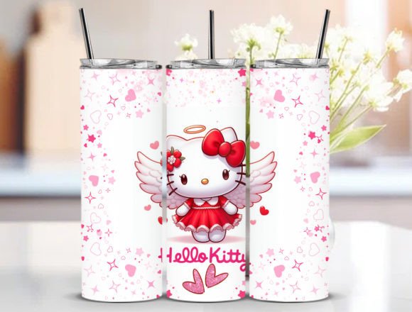 Hello Kitty 20 Oz Tumbler Graphic AI Transparent PNGs By Fariya's Design