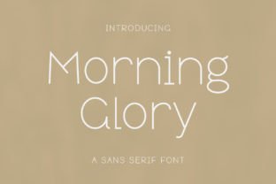 Morning Glory Sans Serif Font By Manlogs Studio 1