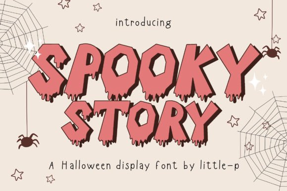 Spooky Story Display Font By Issie_Studio