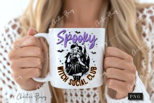 Spooky Witch Social Club PNG Gráfico Designs de Camisetas Por Christine Fleury 2