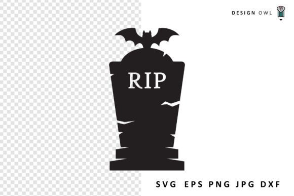 Tombstone - Halloween SVG Graphic Crafts By Design Owl