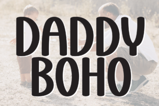 Daddy Boho Script & Handwritten Font By andikastudio 1