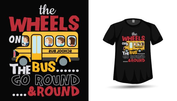 Back to School Tshirt Design for Kids Graphic T-shirt Designs By Vectography
