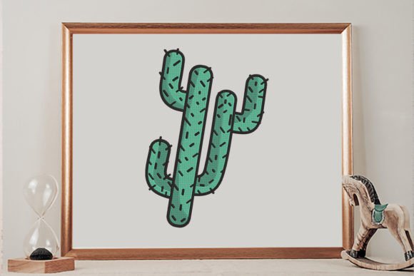 Cactus Single Flowers & Plants Embroidery Design By wick john