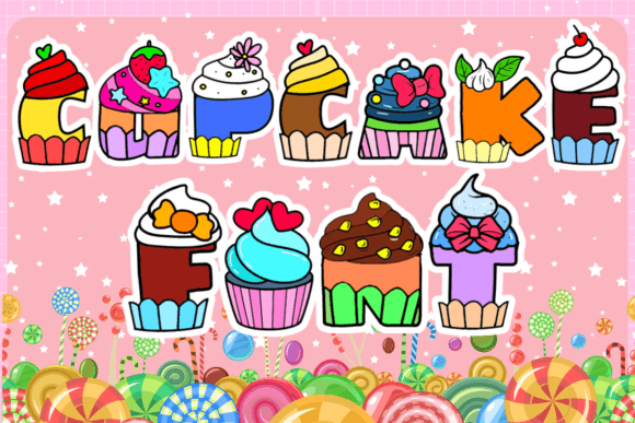 Cupcake Decorative Font By Kalilaart