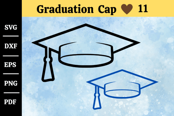 High-Quality Graduation Cap SVG,PNG #11 Graphic Illustrations By momstercraft