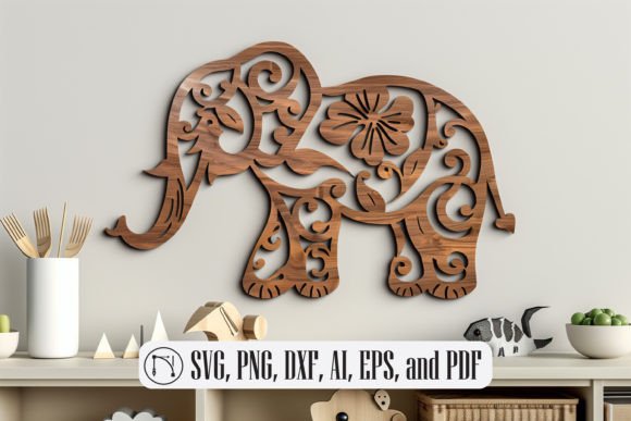 Laser Cut Baby Room Wall Decor SVG Graphic 3D SVG By NGISED