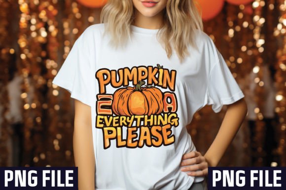 Pumpkin Everything Please Sublimation Gráfico Designs de Camisetas Por Craft Sublimation Design