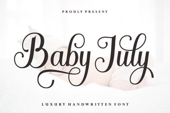 Baby July Script & Handwritten Font By Anaya Studio