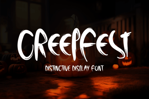 Creepfest Display Font By Seemly Fonts