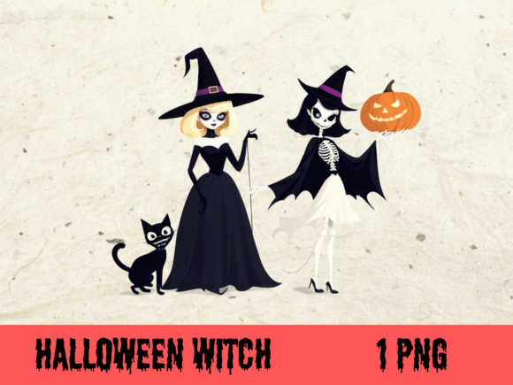 Halloween Witch PNG Graphic AI Graphics By Design Lab